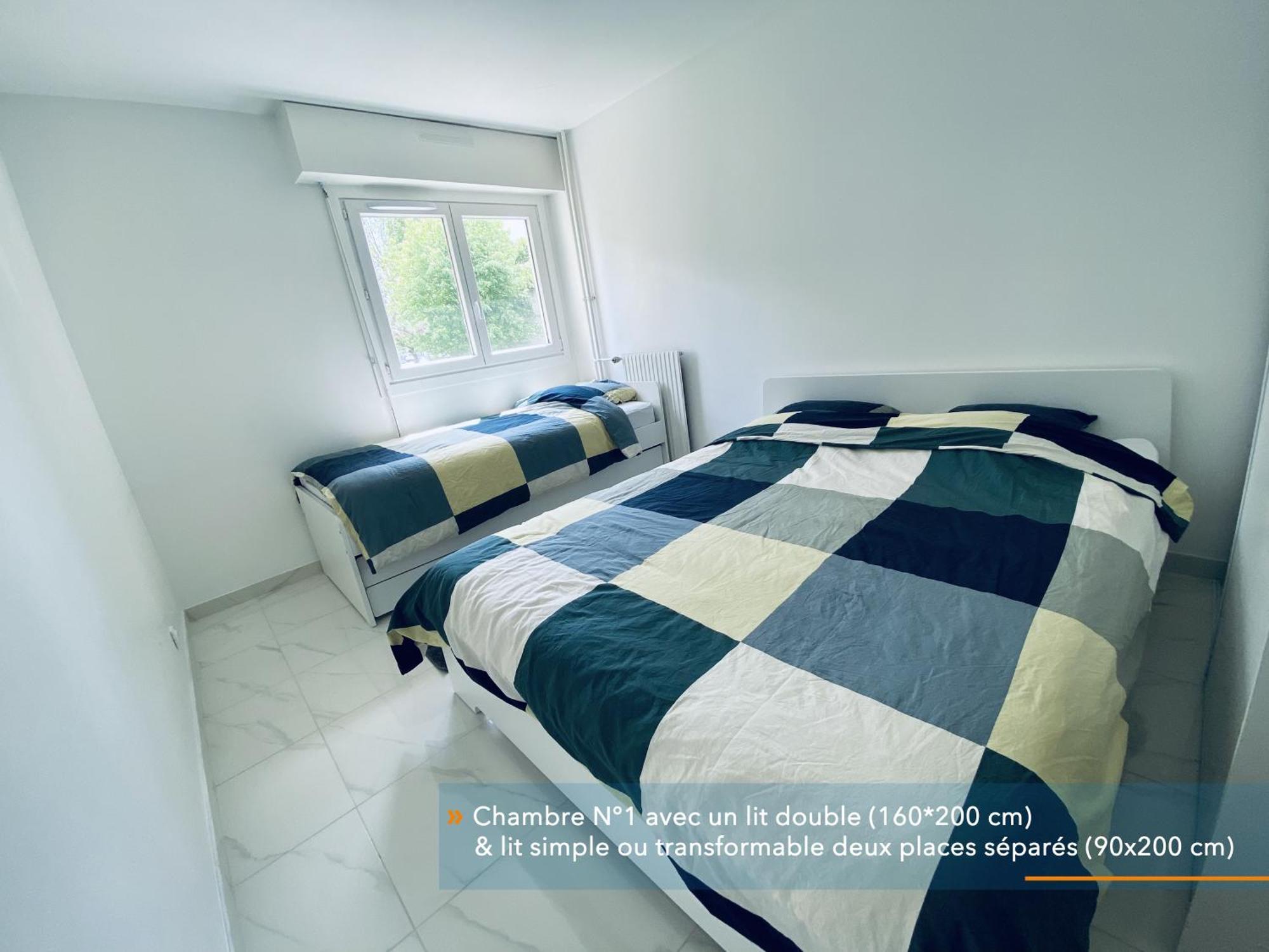 Appartement Parisien Neuf, Moderne Avec Une Grande Salon, 2 Chambres, 4 Lits, Parking Gratuit, 15Min De Paris Et 13 Min Aeroport Orly วิทรี-ซูร์-แซน ภายนอก รูปภาพ